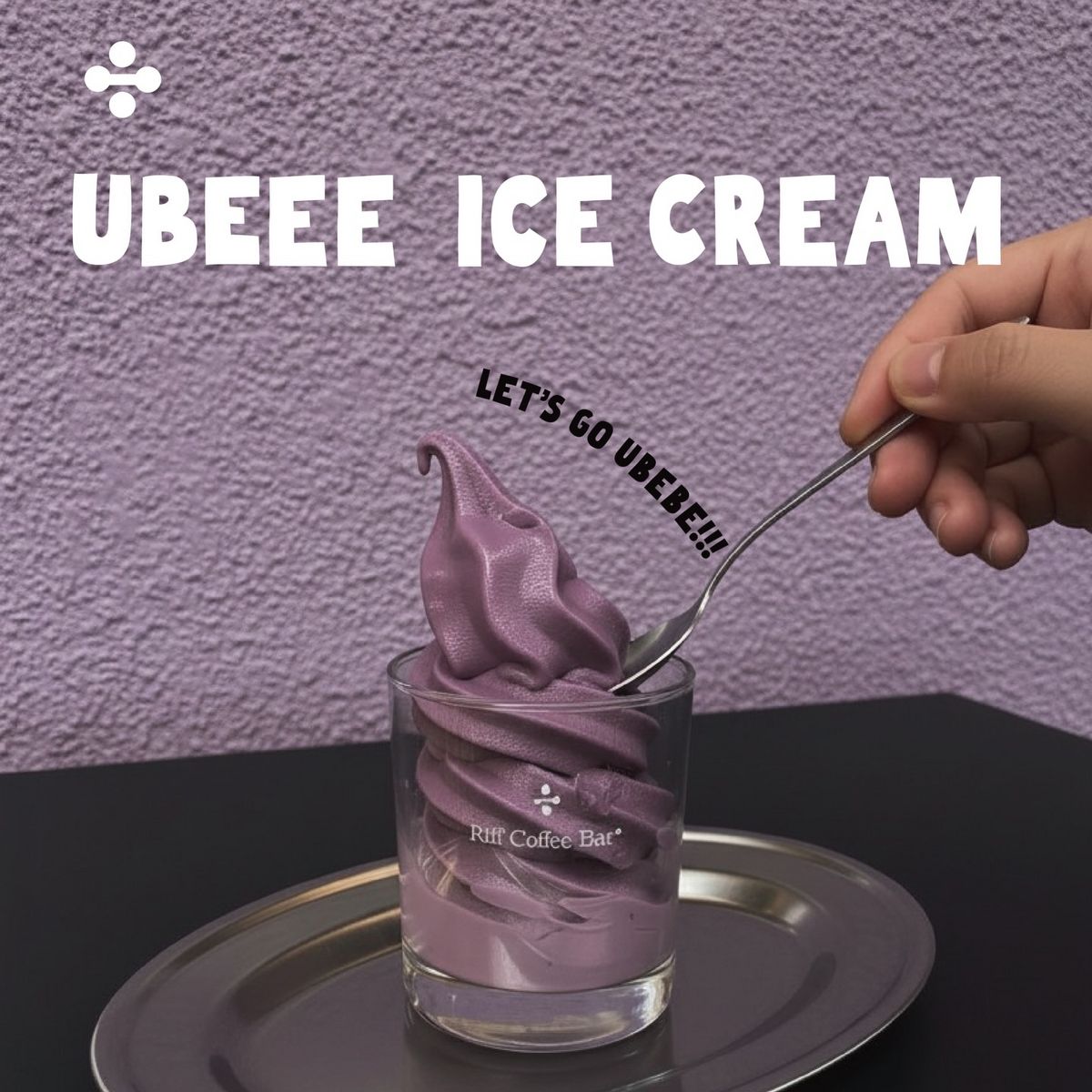 은은한 단맛과 우베의 고소하고 크리미한 풍미를 즐길 수 있다. / 출처: 리프커피바 인스타그램