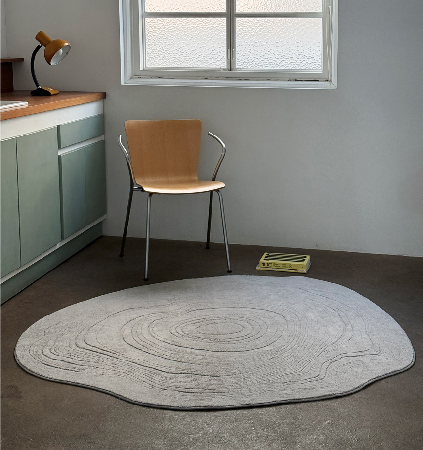 에그 비정형 극세사카페트 / 사진출처: 바솔트홈 홈페이지