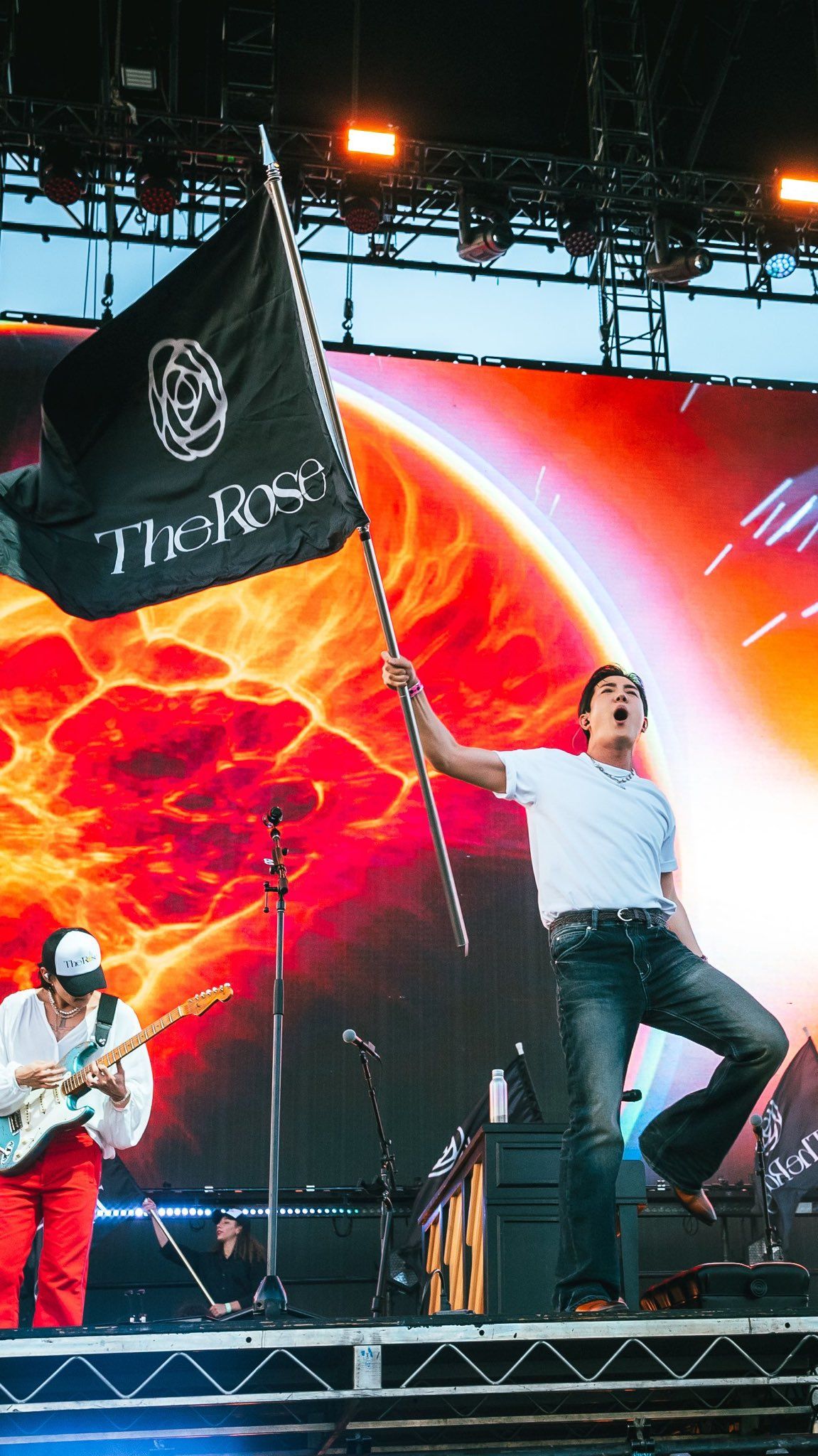 2024년 코첼라 당시 무대 사진이다. / 출처: 더 로즈 X(@TheRose_0803)