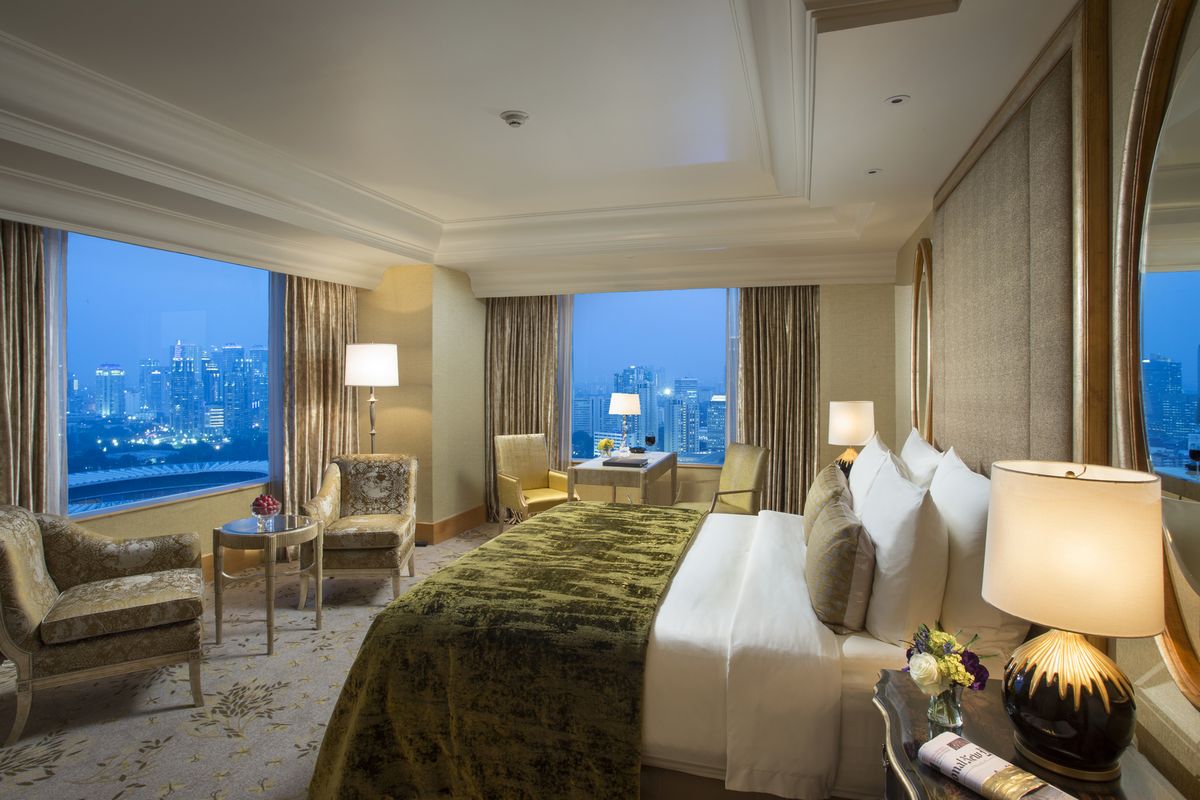 호텔 물리아 세나얀 자카르타의 얼 스위트 룸 거실 공간. / 이미지 출처: 호텔 물리아 세나얀