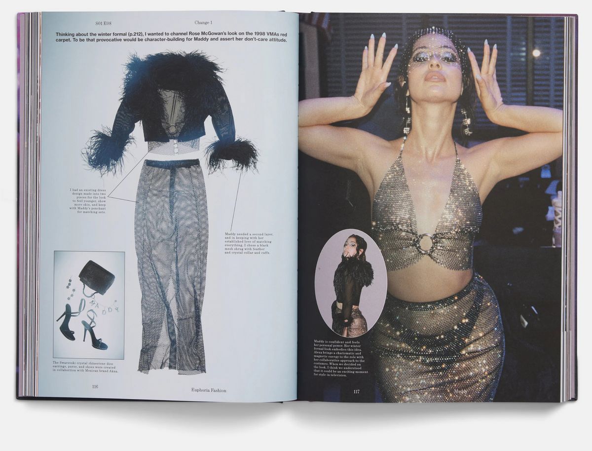 의상 디자이너 하이디 비벤스가 기록한 <유포리아> 패션 / 이미지 출처: @a24books