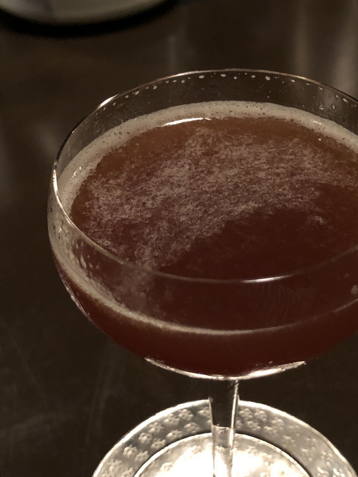 칵테일 블러드 앤 샌드 / 이미지 출처: 필자 촬영