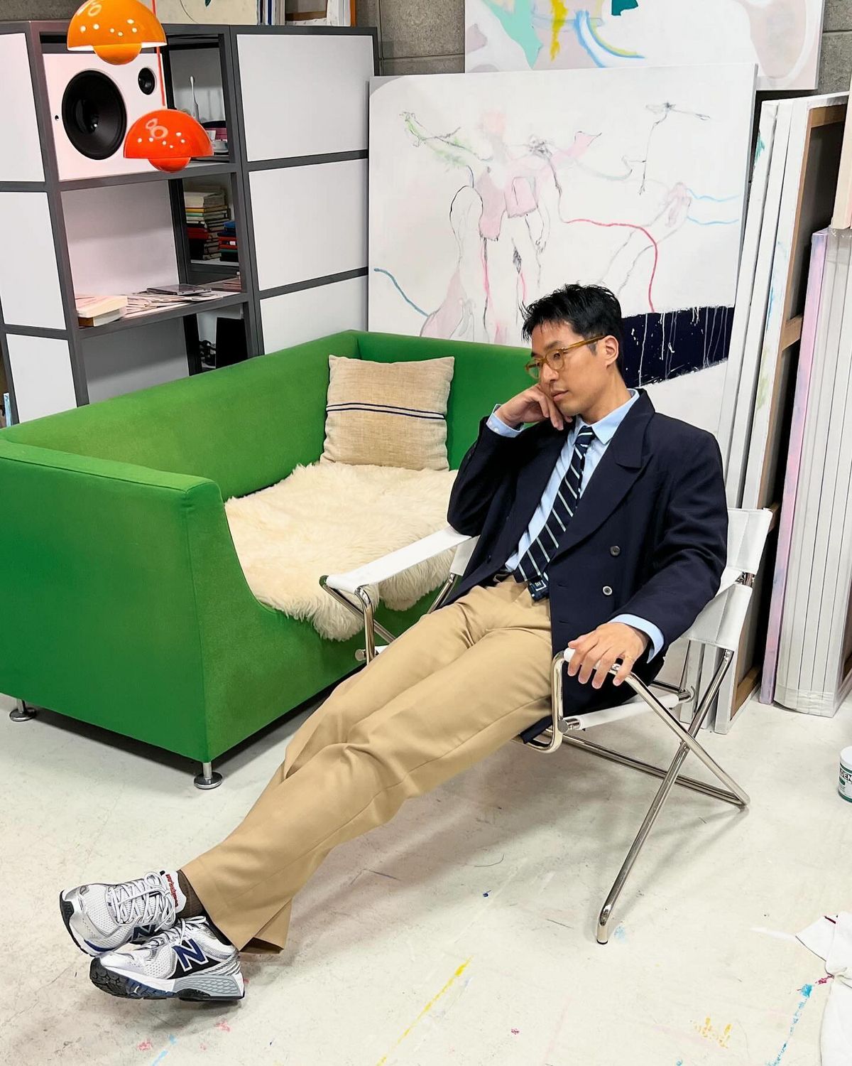 클래식한 기본 아이템이 주는 힘 / 이미지 출처: @iammyq