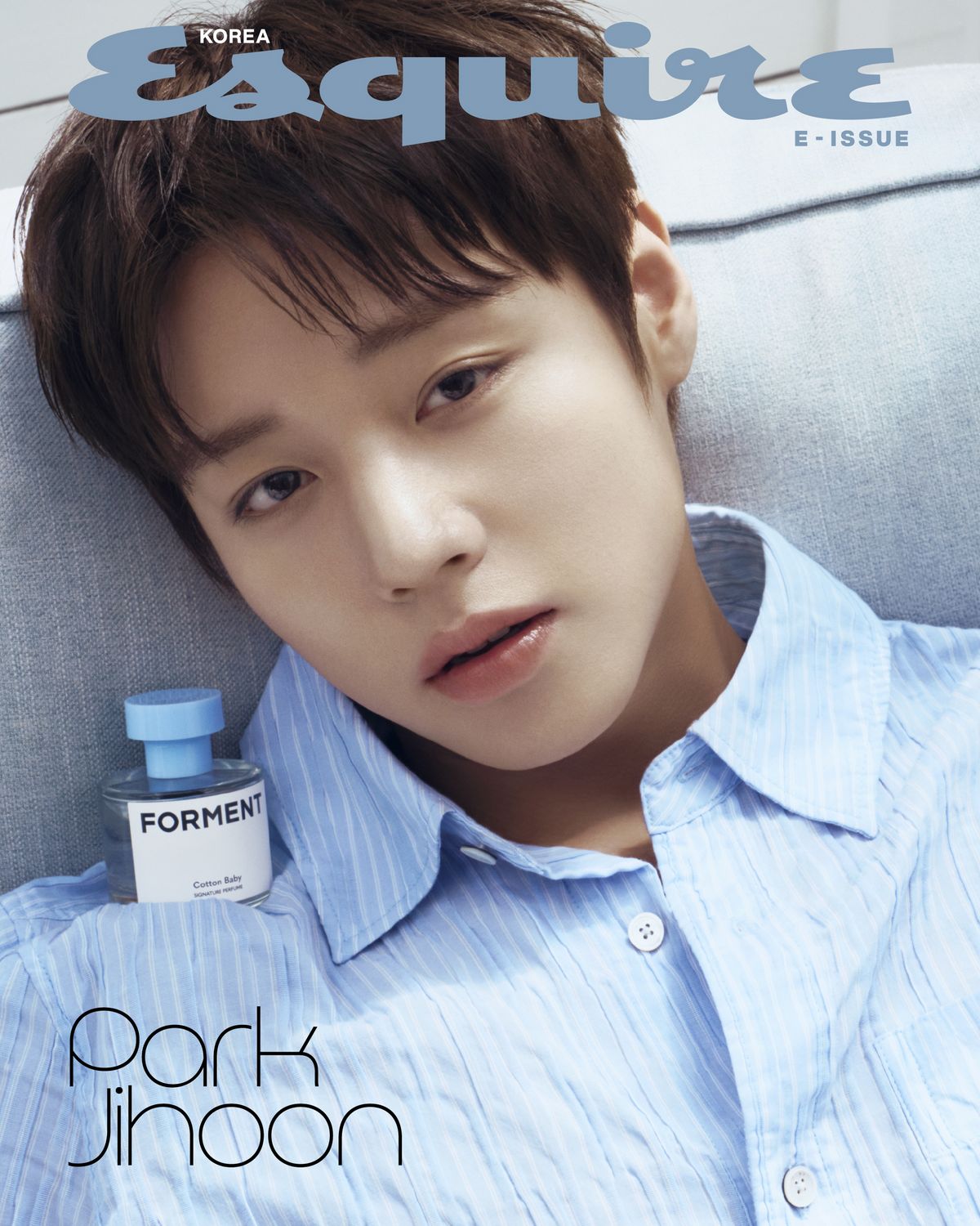 보송한 베이비 파우더 향으로 깨끗한 느낌을 선사하는 코튼베이비/50mL 4만9천원 포맨트. 셔츠 DKNY. 