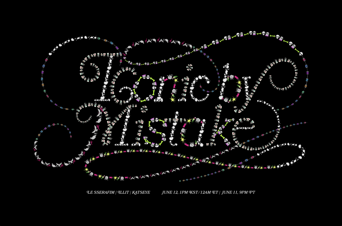 하이브 대표 걸그룹 르세라핌, 아일릿, 캐츠아이가 뭉친 콜라보 프로젝트 'ICONIC BY MISTAKE' / 이미지 출처: 하이브 유튜브