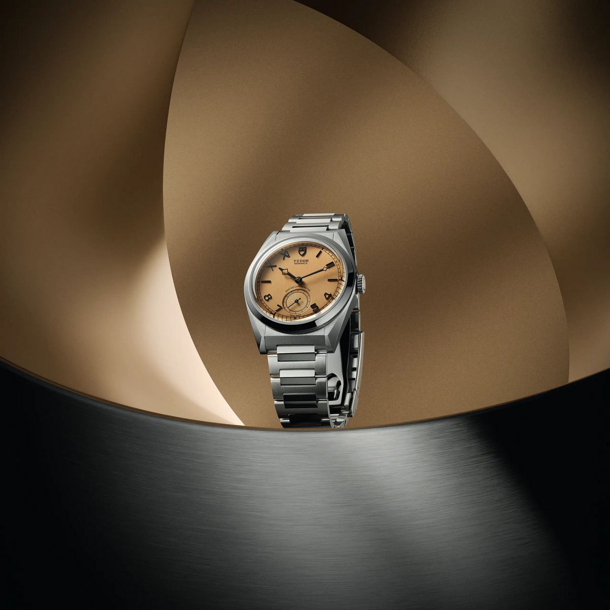 토노형에 가까운 39mm 스테인리스 스틸 케이스로 설립 100주년을 기념한 튜더 모나크 / 이미지 출처: 튜더