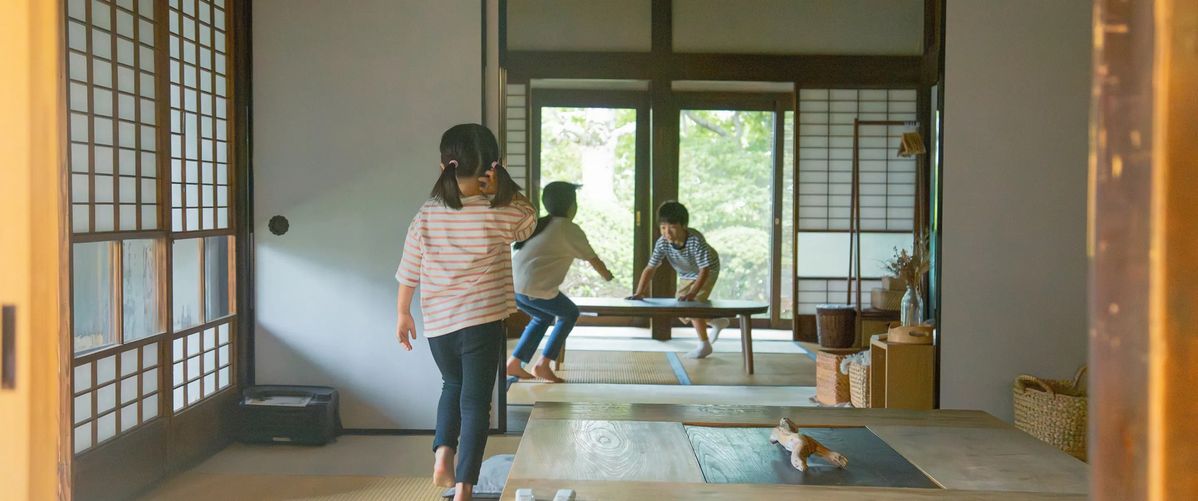 여행지에서도 일상처럼 머물 수 있는 가족을 위한 생활 공간.