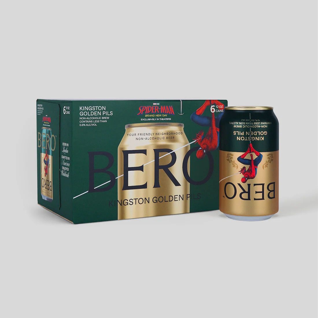 스파이더맨: 브랜드 뉴 데이 x 필스너 / 이미지 출처: 베로 인스타그램 (@berobrewing)