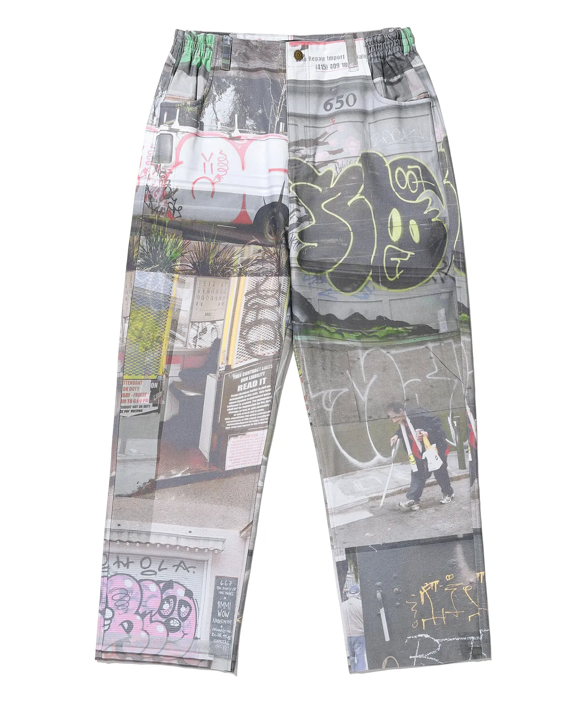 SYMBOL DIGITAL PRINT COTTON PANTS DAY_MULTI(NG2CFUPA10A)