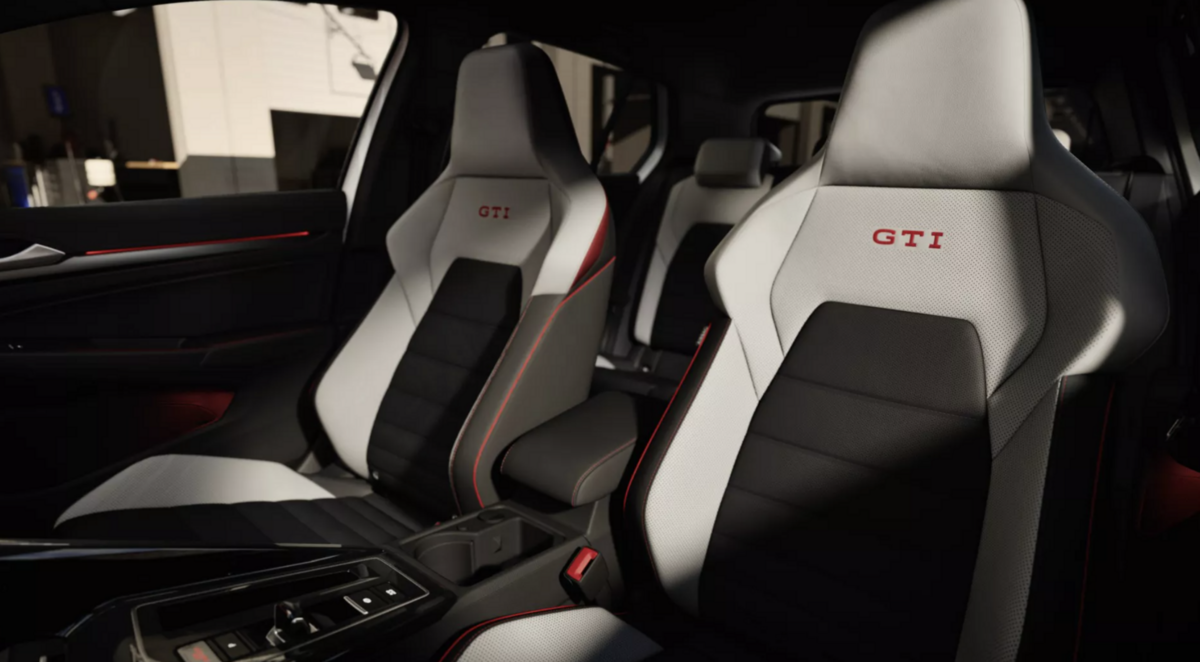 GTI 로고가 적용된 비엔나 레더 프리미엄 스포츠 시트 / 이미지 출처: 폭스바겐