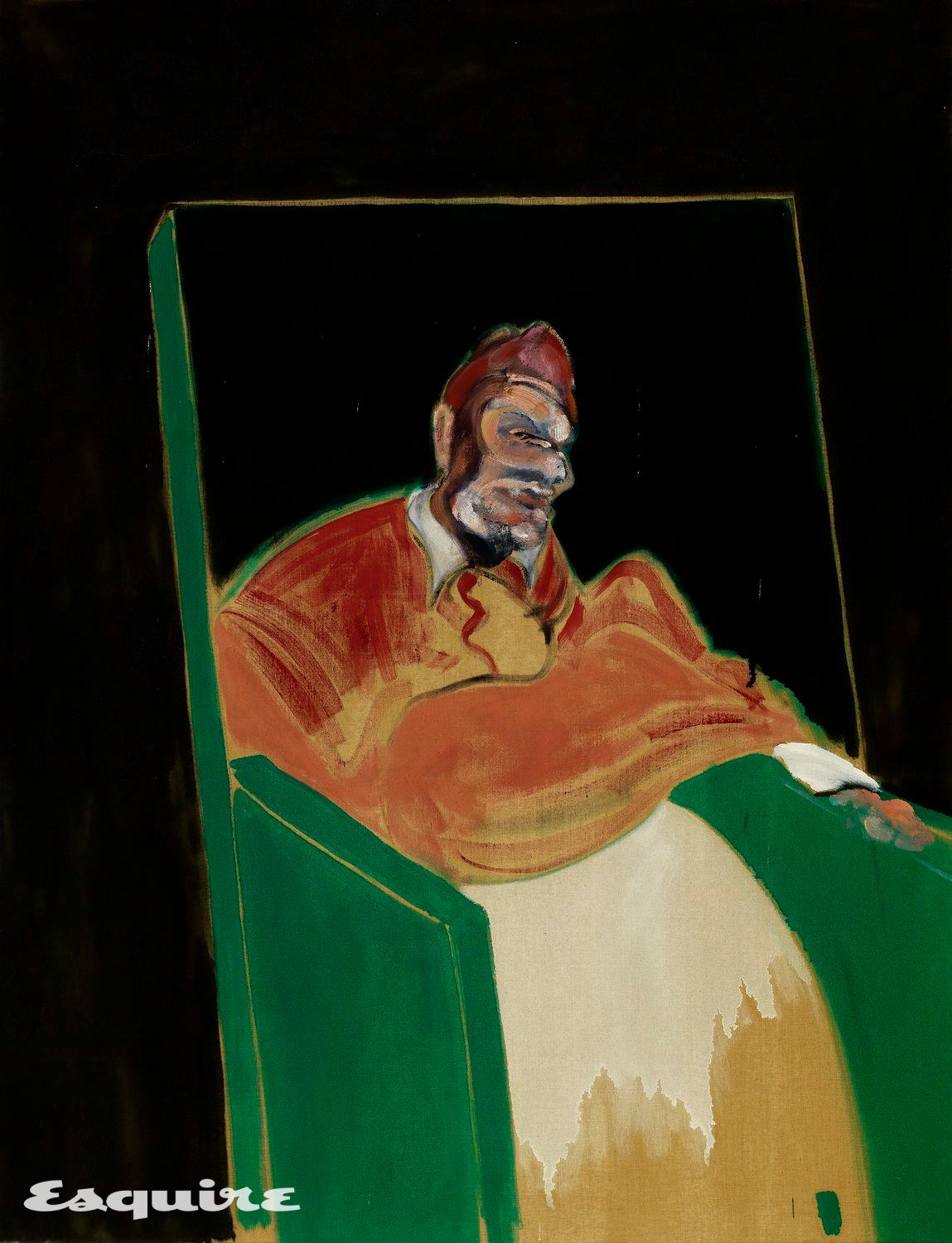 Francis Bacon, Study for a Pope VI, 1961, 152.5 x 116.8 cm, oil on canvas © 2026 The Estate of Francis Bacon. All rights reserved. DACS.