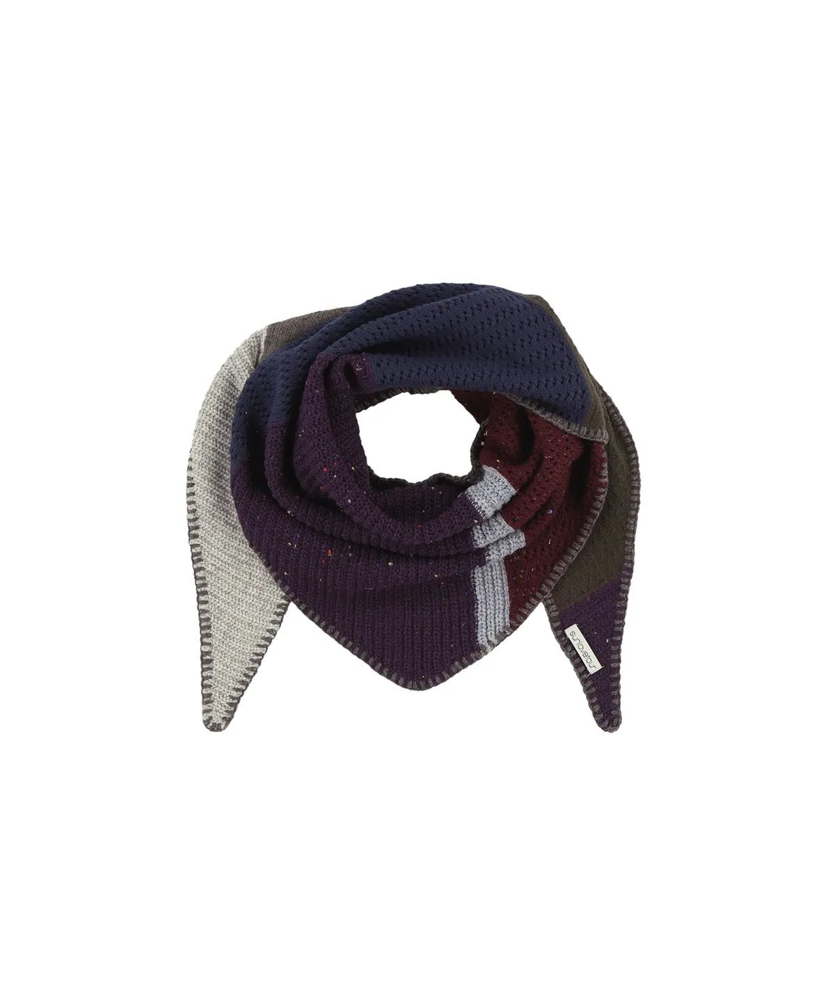 Knit Tri Bandana Purple