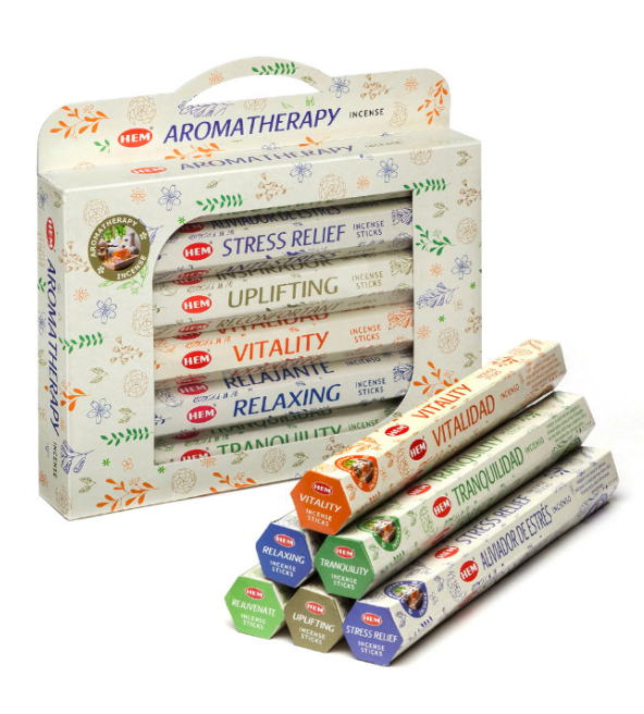 아로마 테라피 인센스 스틱 향 기프트 세트