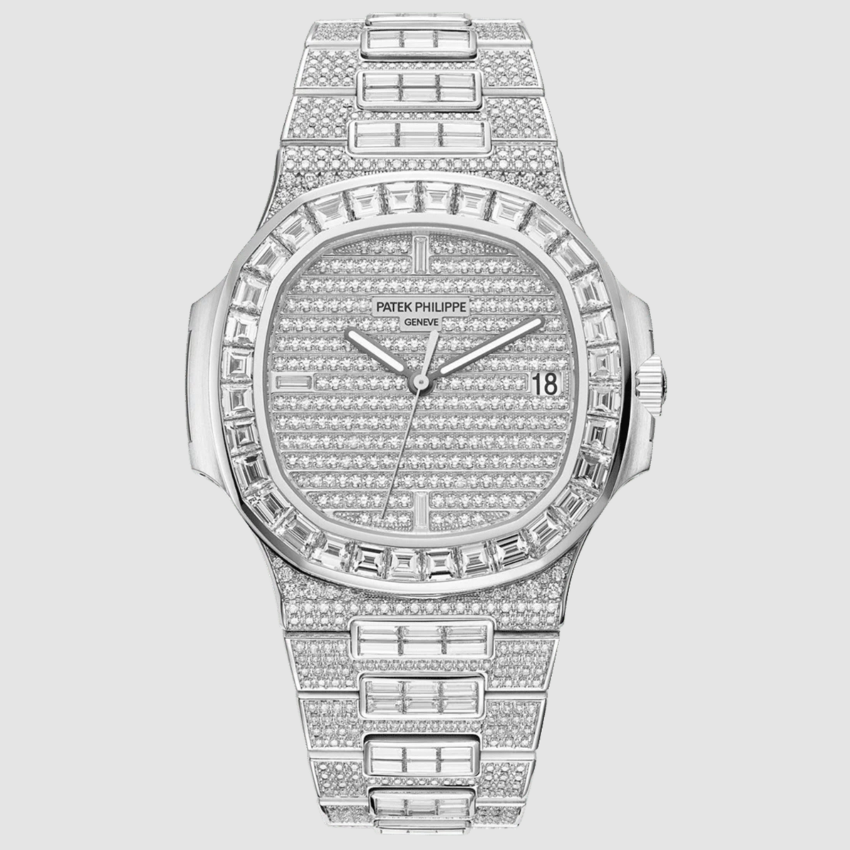 1,343개의 다이아몬드가 박혀 있는 파텍 필립 Ref. 5719 / 이미지 출처: luxewatches