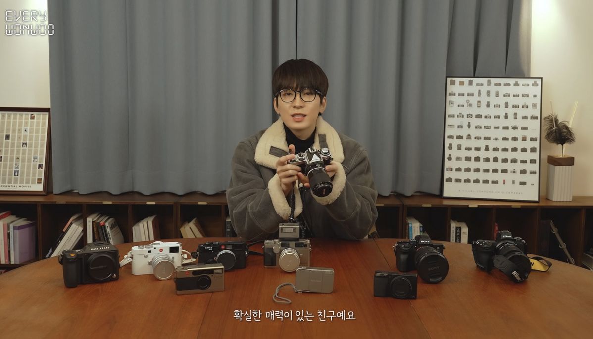 수동 촬영과 조리개 우선 자동 노출을 지원하는 니콘 FM3A. / 이미지 출처: '세븐틴' 유튜브