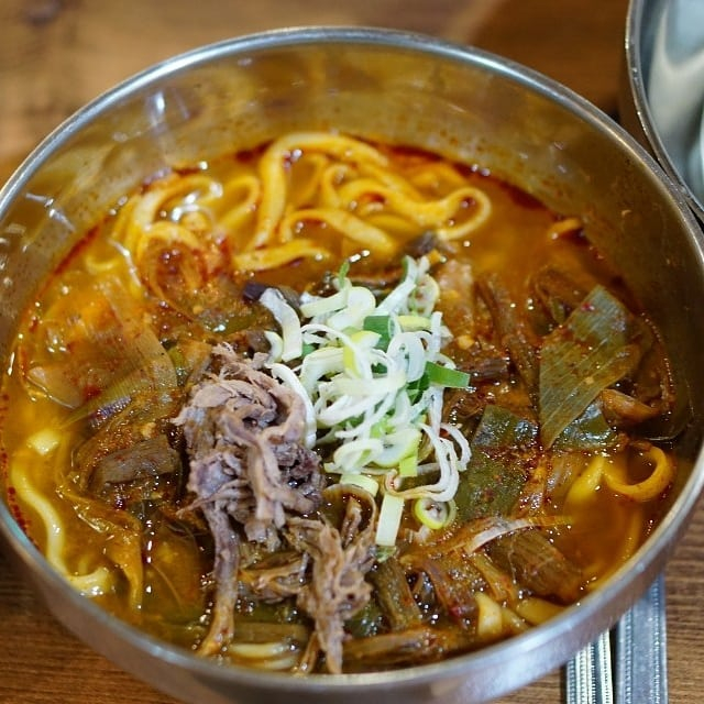 조선의 육개장 칼국수 @joyookal