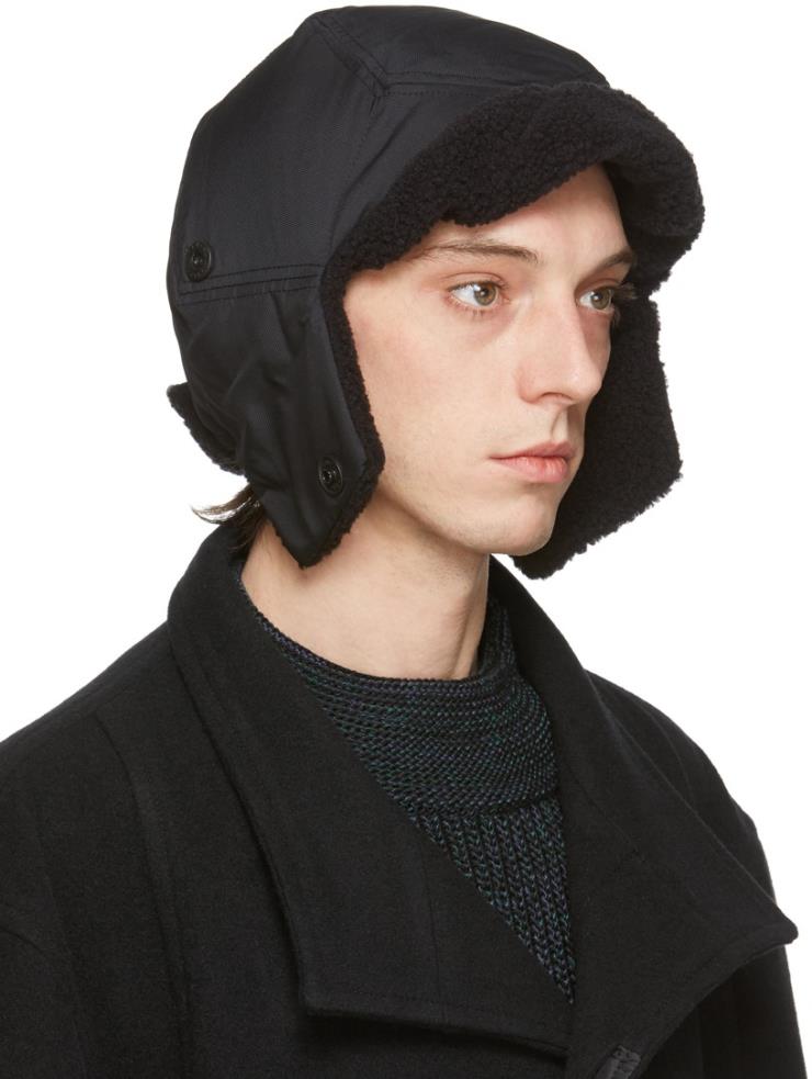 이세이미야케 맨 블랙 보아 메모리 햇, $357 USD