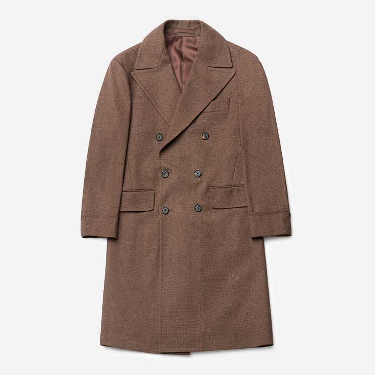 브라운 더블브레스트 코트 169만원 TBRM by 샌프란시스코 마켓.