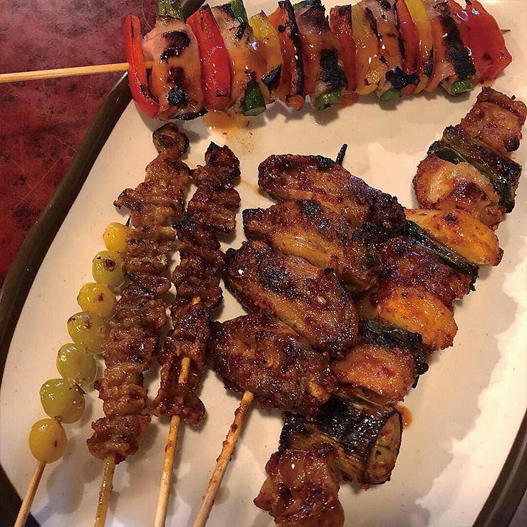 숯불 직화 꼬치 바베큐