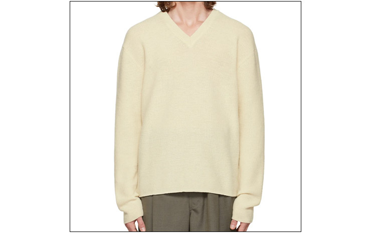 르메르 & 오프 화이트 브이넥 스웨터, $455 USD
