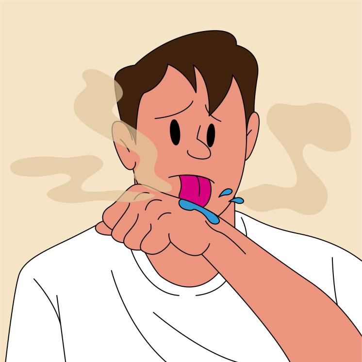 입 냄새 자가진단법