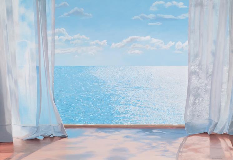 In The Quiet Moment, 2021, oil on canvas, 50x72&Prime; / 마이아트뮤지엄 제공