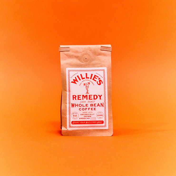 가수 윌리 넬슨이 만든 커피 원두.