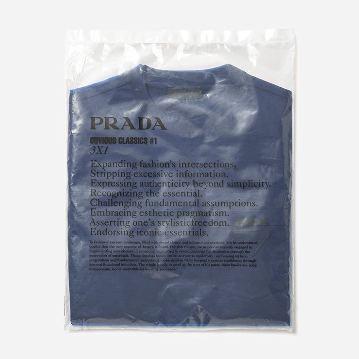 포켓 티셔츠 3개입/가격 미정 프라다.