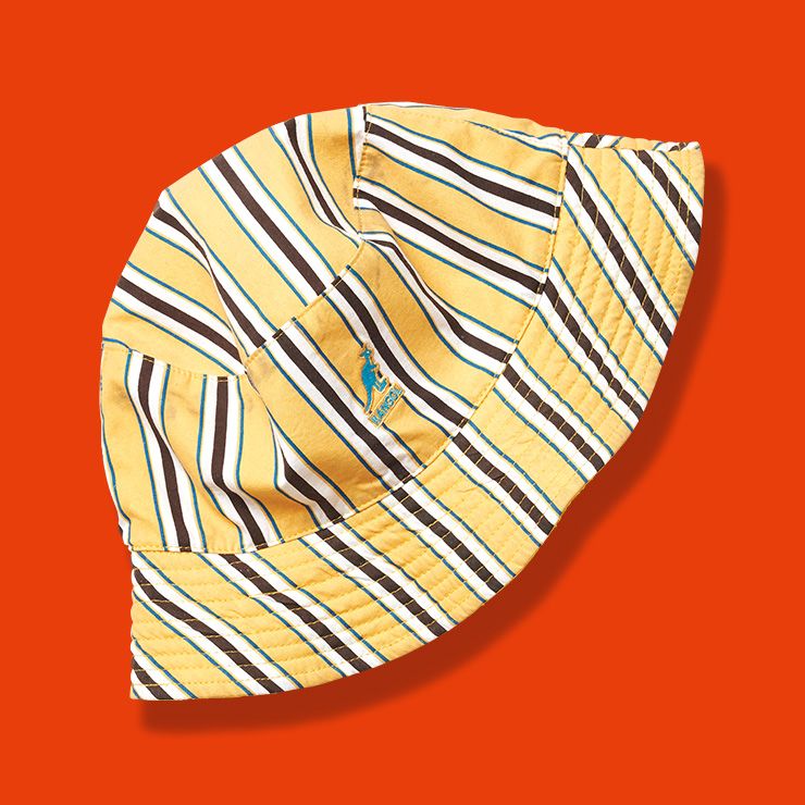 옐로 스트라이프 버킷 해트 가격 미정 캉골.