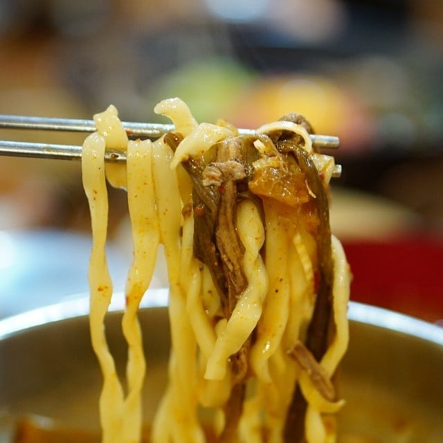 조선의 육개장 칼국수 @joyookal