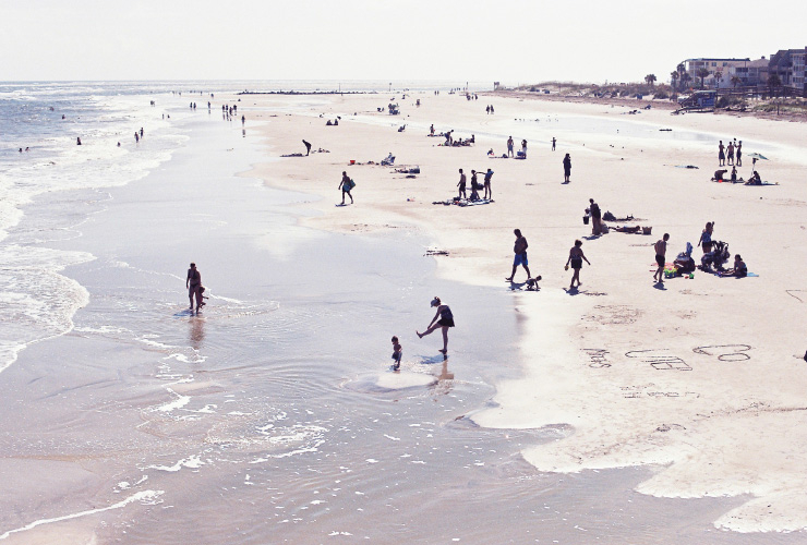 미국 조지아주 서배너의 바닷가 인근 풍경. ⓒ김진영