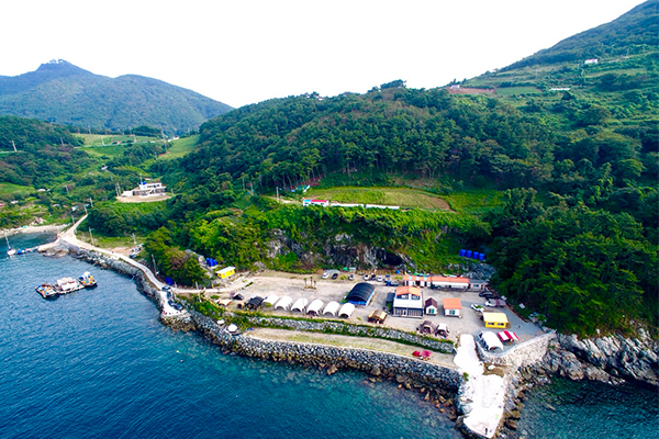 욕지도, 청보리오토캠핑장