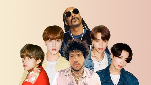 @Bighit Music, @Benny Blanco Twitter