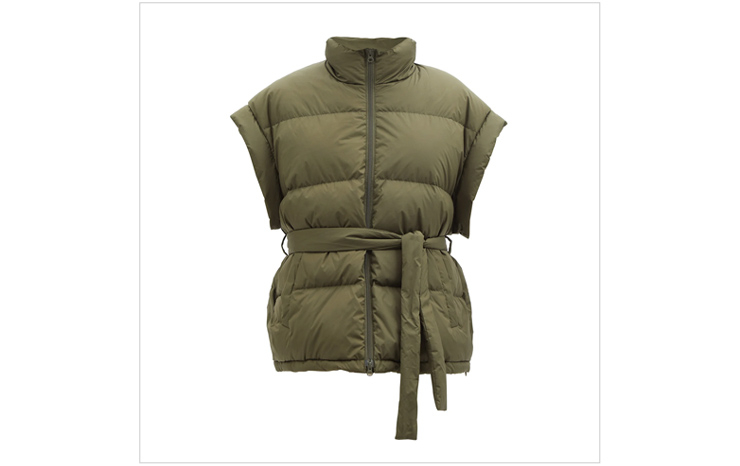 프랭키 샵 & 아스펜 벨트 다운 베스트, $334 USD