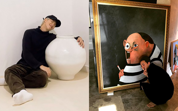왼쪽 : 출처 방탄소년단 공식 인스타그램 / 오른쪽 : 지드래곤 인스타그램