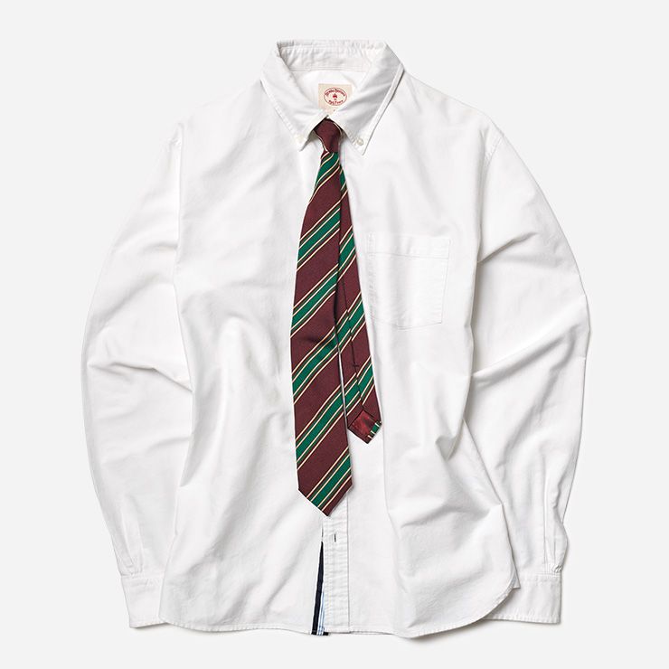 화이트 셔츠 8만5000원 브룩스 브라더스 레드 플리스. 타이 30만원 구찌.