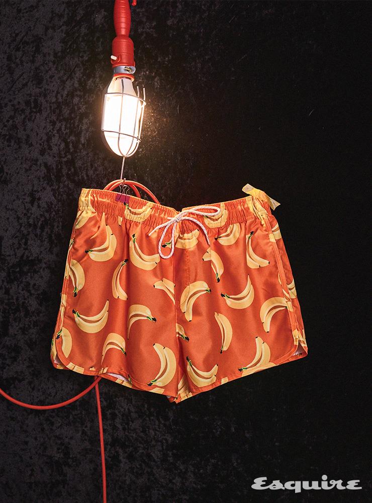 바나나 패턴 프린트 스윔 쇼츠 1만9900원 H&M.