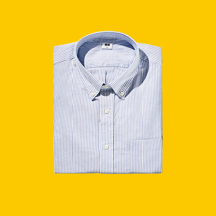 블루 스트라이프 옥스퍼드 셔츠 2만9900원 유니클로.
