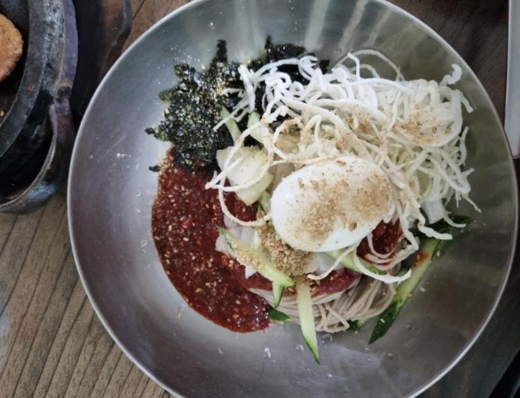 마늘석갈비막국수