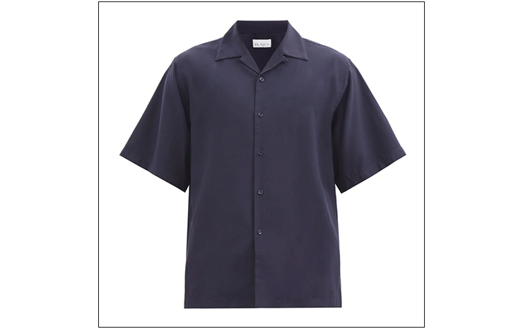 레이 & 캠프 칼라 크레이프 셔츠, $220 USD