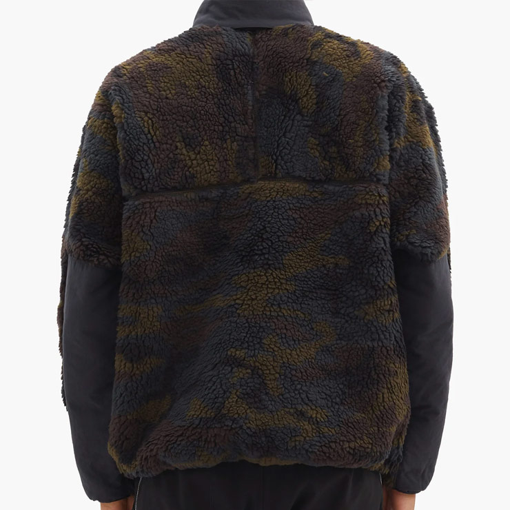 Zip-through camouflage-jacquard fleece sweater, $680 USD