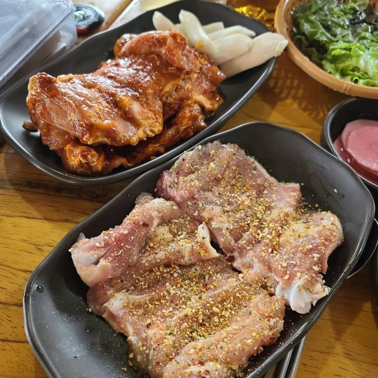참나무숯불닭갈비 @illsangumsik