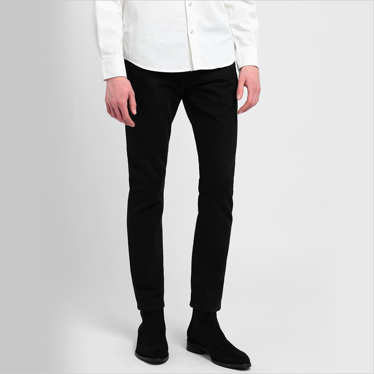 8 바이 육스 와이드 레그 에센셜 데님 바지, $99 USD