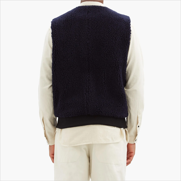 올리버 스펜서 헌스톤 지퍼 플리스 베스트, $349 USD