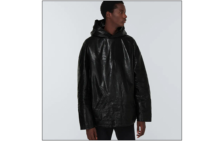 발렌시아가 & 레더 풀오버 재킷, $6,200 USD