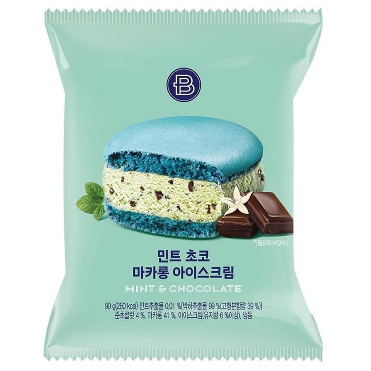 파리바게트 '민트 초코 마카롱 아이스크림'