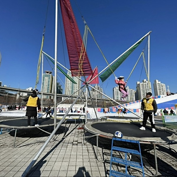 뚝섬한강공원 눈썰매장