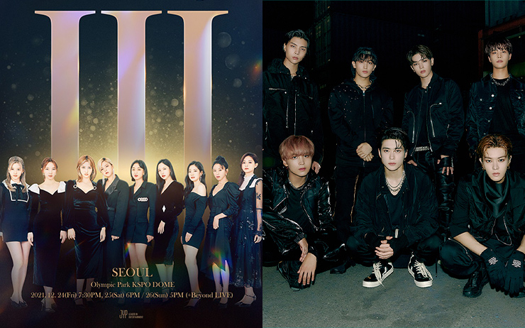 트와이스(좌), NCT 127(우)