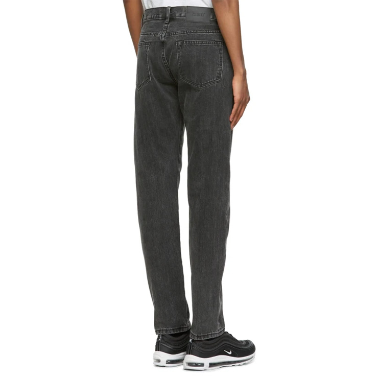 Black Tapered Jeans, $160 USD.