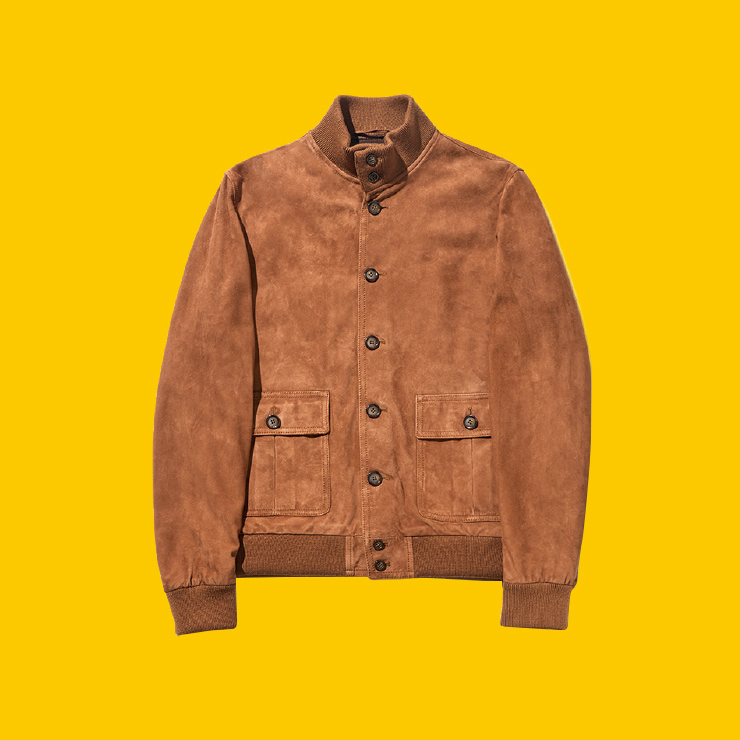 브라운 A-1 스웨이드 블루종 109만8000원 발스타 by 랜덤워크.